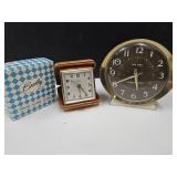 VTG Big Ben Alarm Clock & Bradley Travel Alarm