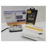 Canon Camera,  Netgear & Port Controller Card +