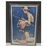 Metal Norman Rockwell COCA COLA Sign 10 x 15"