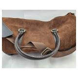 NICE Leather Suede Leather Travel Bag