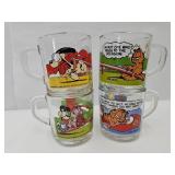 4 Garfield Mugs