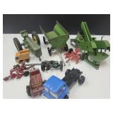 VTG Farm Toys, Tractor, Implements, +