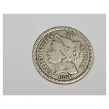 1881 3 Cent Coin