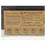 WWII Gas Ration Script