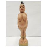 Vintage Nude Art  American Indian Chalkware