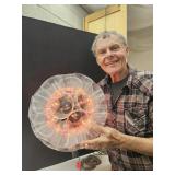 Large Lighted Christmas Ornament Disco Ball