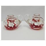 2 Joe St. Clair Candle Holders/Paper Weights