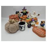 Halloween Decor Pumpkins, Ghost, Witch+