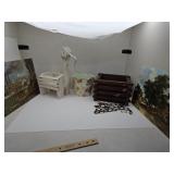 Litho Prints, Planter & Kleenex Holder