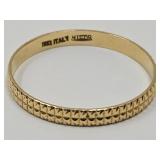 Italy Milor 18 k Gold Ring Size7