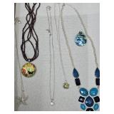Costume Jewelry Butterfly Necklace+