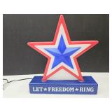 "Let Freedom Ring" Blow Mold 13"H