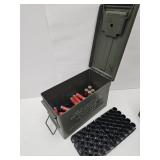 Metal Ammo Box 6 x 11 x 7" h 12ga Reloads & Empty