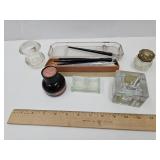 VTG Ink Wells, Ink, Caligraphy Pens +