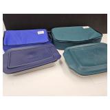 Pyrex Baking Dishes w/Bags