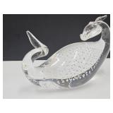 Steuben Crystal Signed Heritage Dragon 8" Long