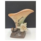 Roseville  Magnolia Cornucopia Pottery 185 - 8"