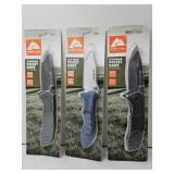 3 NIP Ozark Trail Pocket Knives