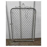 Chain Link Gate Total Size 34 x 52"