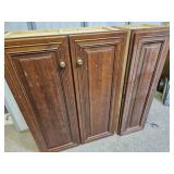 2 Kitchen Wall Cabinets 13 x 42" & 30 x 42"