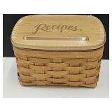 Longaberger Recipe Box Basket