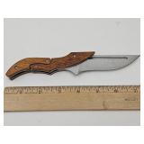 Folding Damascus Knife