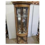 Lighted Corner Display Cabinet   22 x 69