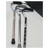 3 New Nice Adj Offset Canes