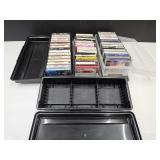LG Lot Vintage Cassettes & Holders  B Joel +