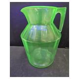 Uranium Glass Pitcher