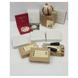 Longaberger Christmas Ornaments w Boxes