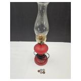 Oil Lamp  Electrified , Zinc & Wheat Pennies