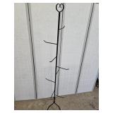 Wrought Iron Hat & Coat  Hall Tree Rack