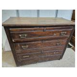 3 Drawer Antique Chest 40 x18 x 33" high