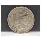 1923 D Silver Peace Dollar Coin