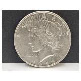 1923 D Silver Peace Dollar Coin