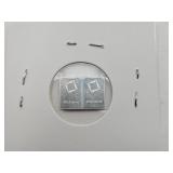 2 Grams .999 Fine Valcambi Silver Bars