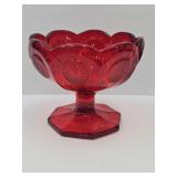 Ruby Red Coin Dot 4 1/2" wide