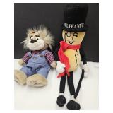 Vintage Bubba & Mr Peanut Plush