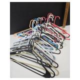 Large Lot of Plastic Hangers