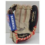 New Rawlings Leather RH Baseball Glove
