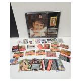 Ted Williams Plaque, NASCAR Cards, BB Cards +