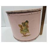 VTG PInk Storage Barrel for Toys? 20x16H
