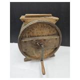 Antique Woopd Barrel Butter Churn w Paddles