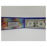 Authentic $1 Note Hologram Gold Stars