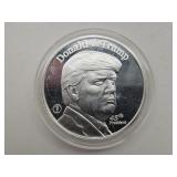 1 Oz. .999 Fine Silver Donald Trump/ White House