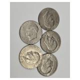 5 IKE Dollar Coins