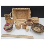 Unusual Stroage Basket Lot