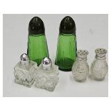 Lot of VTG Salt & Pepper Shakers SEE Lid