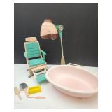 Vintage Beauty Parlor  Baby Doll Furniture Set